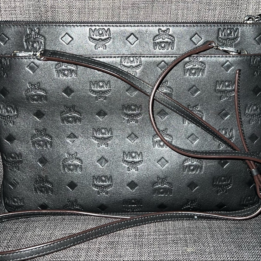*AUTHENTIC* MCM Klara Embossed Leather Crossbody